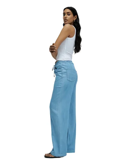 Pantalon Jogger Femme Salsa Wide Lightdenim