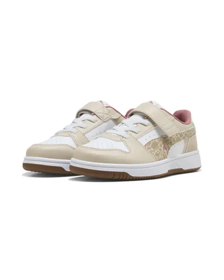 Chaussures Enfant REBOUND SLAM LO WINTER SAFARI AC+ PS Beige