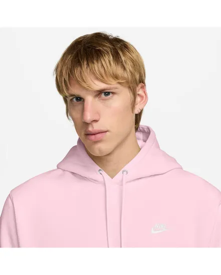 Sweat à capuche Homme M NK CLUB BB PO HOODIE Rose