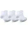 Lot de 3 paires de socquettes Unisexe UA HEATGEAR NO SHOW 3PK Blanc
