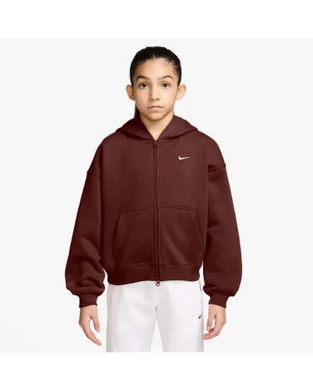 Sweat Enfant G NSW STUDIO FLC OS FZ HD Marron