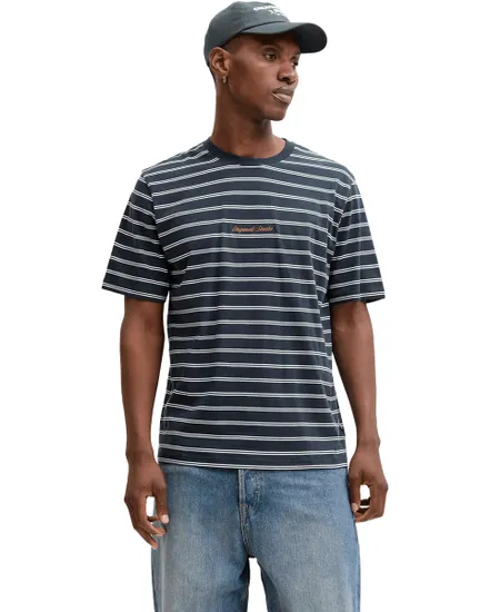 T-shirt Homme JORNORREBRO STRIPE TEE SS CN