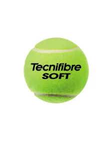 Tube de 3 balles de tennis Unisexe SOFT (TUBE OF 3 BALLS) Jaune