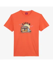 T-shirt manches courtes Homme TEE SHIRT MANCHES COURTES GRAPHIQUE Orange