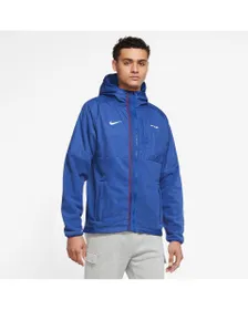 Veste de football d'hiver manches longues Homme FFF M NK WINTERIZED AWF JKT Bleu