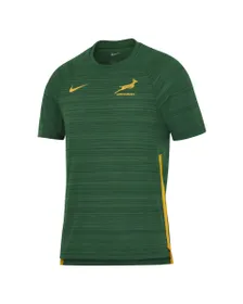 Maillot de rugby Homme SPRINGBOKS MENS NIKE TRAINING SS TOP Vert