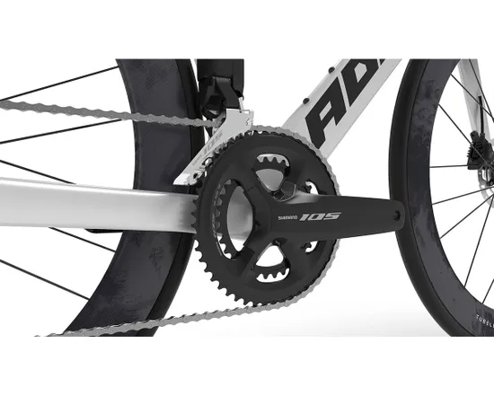 Vélo de route Unisexe LE VITESSE 105 DI2 Glacier