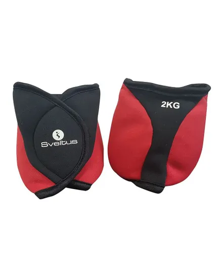 BRACELET LESTE CHEVILLE 2 KG X2 Rouge  Unisexe