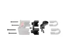 Support de GPS Garmin combinable avec support de panier au guidon Noir