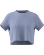 T-shirt de fitness manches courtes Femme TR-ES 3BAR T Bleu