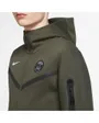 Veste manches longues Homme PSG MNSW TCH FLC HOODIE FZWRCL Vert