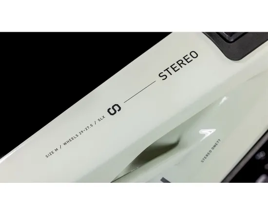 VTT électrique tout suspendu Unisexe STEREO HYBRID ONE77 HPC SLX 800 Blanc