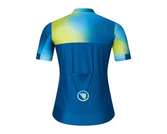 Maillot manches courtes Homme BITMAP BLOCK FS260 PRINT Bleu
