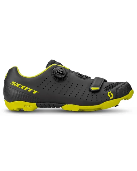 Chaussures VTT Unisexe MTB COMP BOA® Noir/Jaune