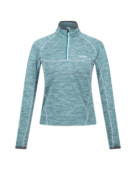 Haut col zip Femme Wmns Yonder Bleu