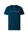 T-shirt Homme M S/S NEVER STOP EXPLORING TEE Bleu