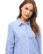 Chemisier Femme VIDOJA LS STRIPED TAPE SHIRT Bleu