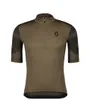 Maillot manches courtes Homme GRAVEL 10 Marron/Noir