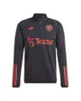 Haut zip manches longues Homme MUFC TR TOP Noir