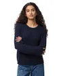 Pull Femme PCFia Maille Torsades Noos