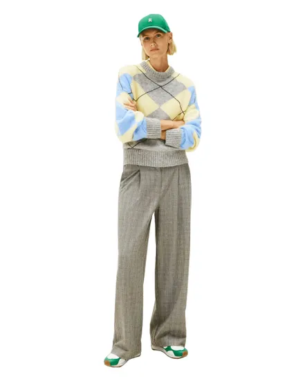 Pull Homme Argyle Alpaga
