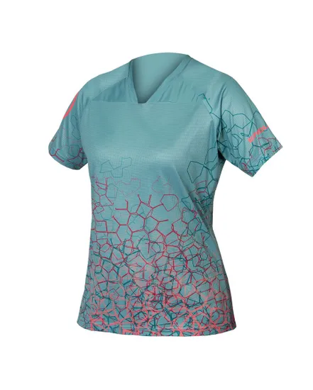 T-shirt manches courtes Femme SINGLETRACK PRINT LTD Rose