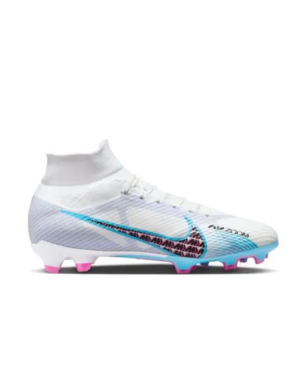 Crampons de football Homme ZOOM SUPERFLY 9 PRO FG Blanc