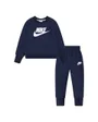 Ensemble de survetement Jeune enfant NKN SUSTAINABLE CREW SET Bleu