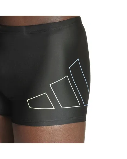 Short de bain Homme BIG BARS BOXER Noir