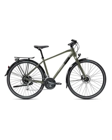 Vélo urbain/trekking Unisexe SOHO BELT DISC Vert Kaki