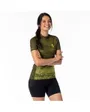 Maillot manches courtes Femme ENDURANCE 30 Vert/Jaune