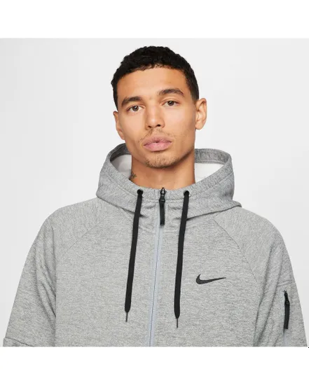 Sweatshirt à capuche manches longues Homme M NK TF HD FZ Gris