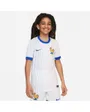 Maillot de football Enfant plus agé FFF Y NK DF STAD JSY SS AW Blanc