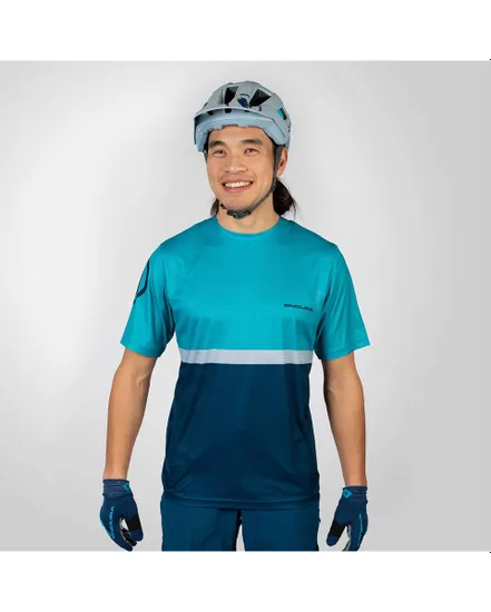 T-shirt manches courtes Homme SINGLETRACK CORE II Bleu