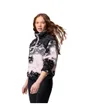 Polaire Femme HELVETIA II PRINTED CROPPED HALF SNAP Violet