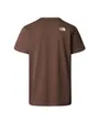 T-shirt Homme M S/S SIMPLE DOME TEE Marron