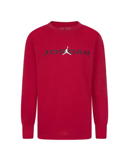 T-shirt manches longues Enfant plus agé MJ STRETCH HBR LS TEE Rouge