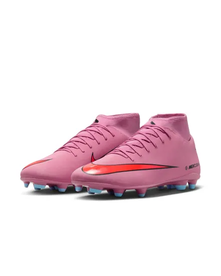Crampons de football Homme SUPERFLY 10 CLUB FG/MG Rose