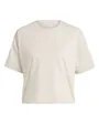 T-shirt manches courtes Femme W I 3 BAR TEE 2 Beige