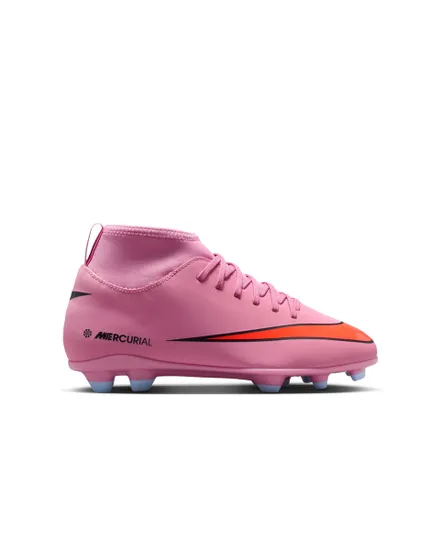 Crampons de football Enfant JR SUPERFLY 10 CLUB FG/MG Rose