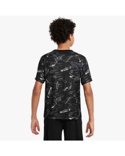 T-shirt Enfant plus agé B NK DF MULTI SS TOP SSNL AOP Noir