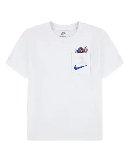 T-shirt Jeune enfant NKB PEACE BOXY SS TEE Blanc