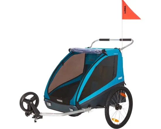 Remorque pour enfant 2 places COASTER XT Bleu