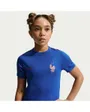 Maillot de football Enfant plus agé FFF Y NK DF STRK SS TOP K Bleu
