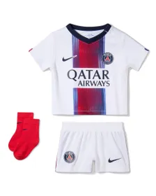 Ensemble de football Enfant PSG INF NK DF KIT STAD AW Blanc