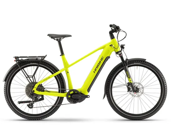 Vélo électrique trekking Homme TREKKING 5 HIGH Jaune Citron/Noir