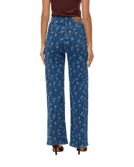 Jean Ample Femme VMTESSA HR Wide Flower Denim