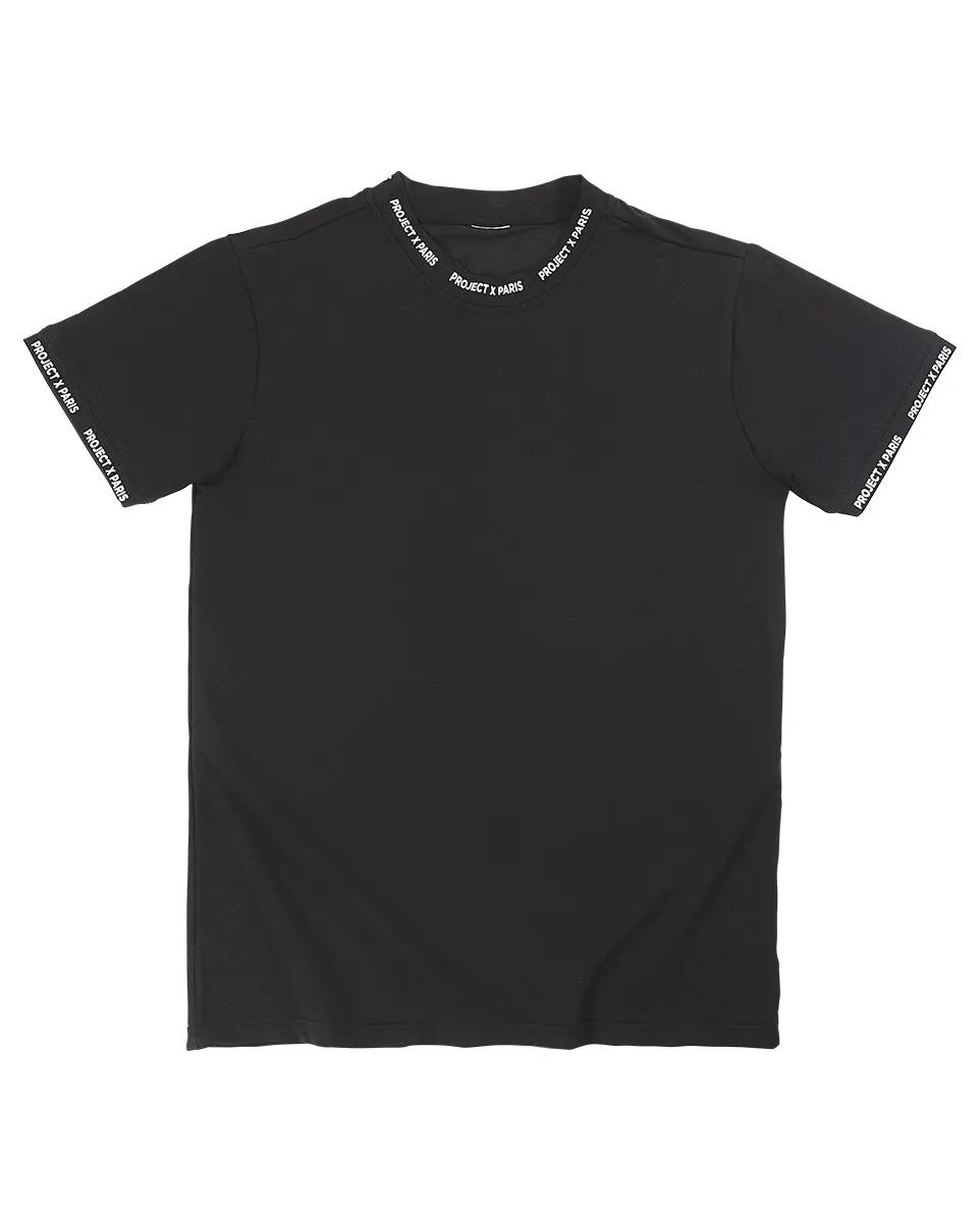 Project X Paris T-shirt OLDSCHOOL noir et rose