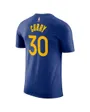 T-shirt de basketball Homme GSW M NK ES NN SS TEE Bleu
