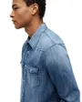 Chemise Denim Homme Western Regular